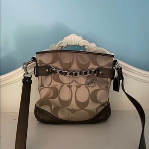 VINTAGE COACH CROSS BODY BAG